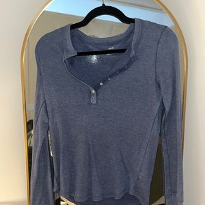 Aerie blue long sleeve